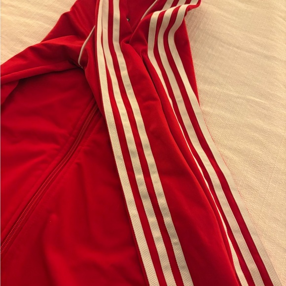 adidas Red Athletic Track Jacket women’s xl - Picture 5 of 10